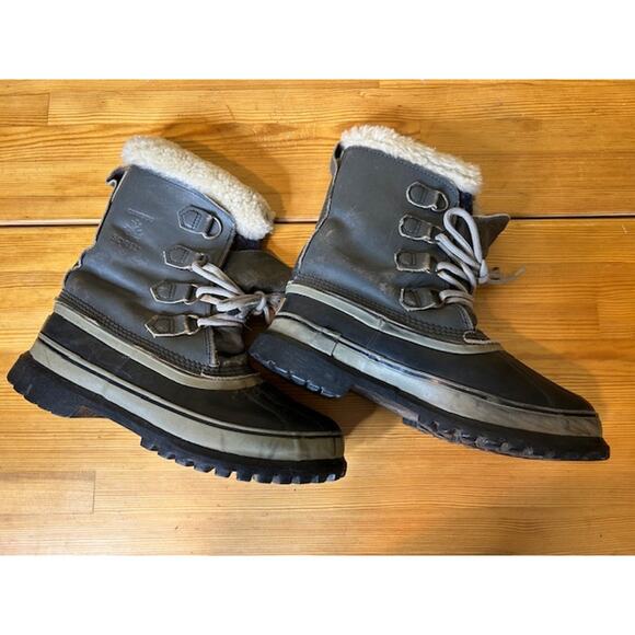 Vintage Sorel Caribou Men’s Size 9 Made in Canada Winter Snow Boots – Wool Liner - Picture 6 of 6